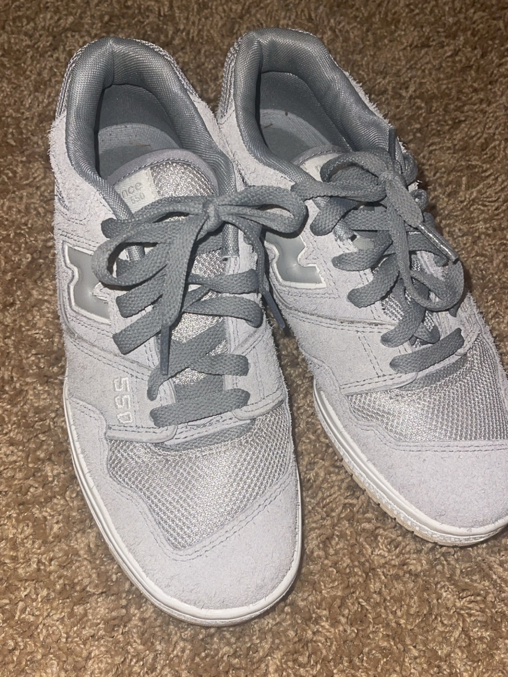 New Balance 550 Sneakers in Light Gray